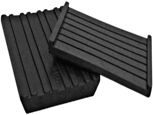 Rail rubber pads