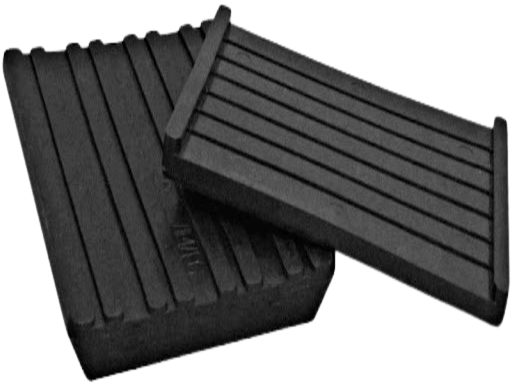 Rail rubber pads
